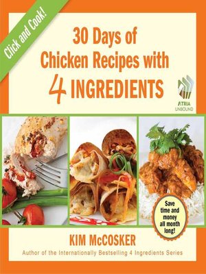 cover image of 30 Days of Chicken Recipes with 4 Ingredients